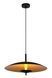 Подвесной светильник Lucide VULCAN &Oslash; 47 cm LED Dim. 1x9W 3000K Black, BLACK, Matt Gold / Brass, Черный