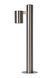 Уличный столбик Lucide ARNE LED &Oslash; 6,3 cm LED GU10 1x5W 2700K IP44 Satin Chrome, Satin Chrome