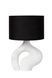 Настольная лампа Lucide FORMA 1xE27 White, WHITE, Белый, Белый, Черный