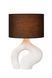 Настольная лампа Lucide FORMA 1xE27 White, WHITE, Белый, Белый, Черный
