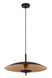 Подвесной светильник Lucide VULCAN &Oslash; 47 cm LED Dim. 1x9W 3000K Black, BLACK, Matt Gold / Brass, Черный