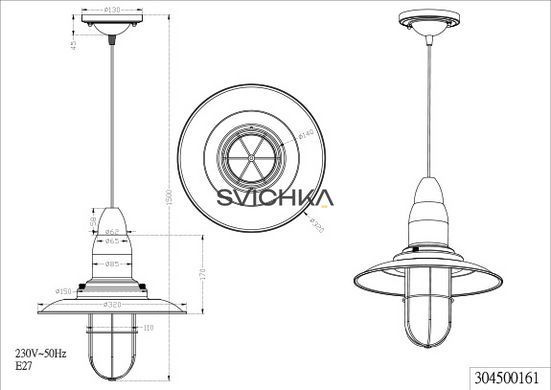 Люстра Trio Fisherman 304500161