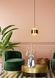 Подвесной светильник Lucide FIRMIN &Oslash; 20 cm 1xE27 Matt Gold / Brass, Matt Gold / Brass