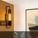 Настенный светильник Lucide CALIXT 1xE27 Black, BLACK