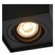 Потолочный точечный светильник Lucide TUBE 1xGU10 Black, BLACK