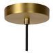 Подвесной светильник Lucide FIRMIN &Oslash; 20 cm 1xE27 Matt Gold / Brass, Matt Gold / Brass