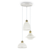 Підвіс (люстра) Ideal Lux LUGANO SP3, Білий; Латунь, Білий, Латунь, Латунь, Білий, Білий