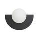 Настенный светильник Nowodvorski 12596 Saturn S, Black