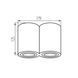 Точечный светильник Kanlux Bord DLP 22554, Белый