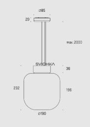 Подвесной светильник Labra Xilo mini M White