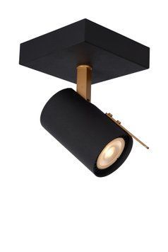 Потолочный точечный светильник Lucide GRONY LED Dim to warm GU10 1x5W 2200K/3000K Black