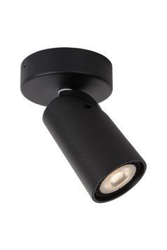 Потолочный точечный светильник Lucide XYRUS &Oslash; 9 cm LED Dim to warm GU10 1x5W 2200K/3000K Black