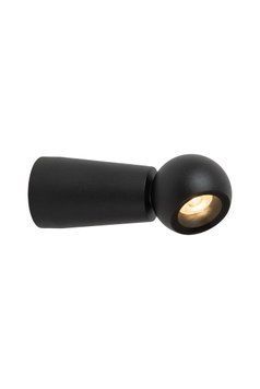 Настінний світильник для ванної Lucide IPSOS LED 1x6W 2700K IP54 Black, BLACK, Чорний