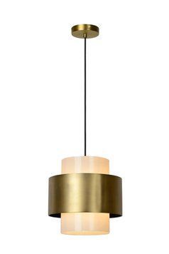 Підвісний світильник Lucide FIRMIN &Oslash; 30 cm 1xE27 Matt Gold / Brass, Matt Gold / Brass