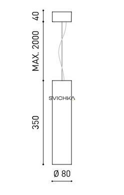 Подвесной светильник Arkos Light Scope 35, White