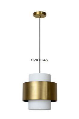 Підвісний світильник Lucide FIRMIN &Oslash; 30 cm 1xE27 Matt Gold / Brass, Matt Gold / Brass