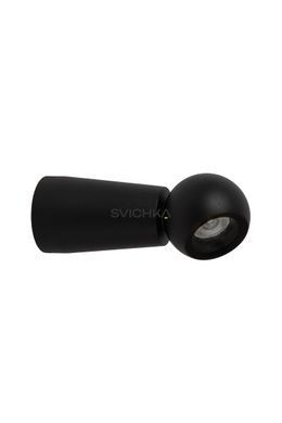 Настінний світильник для ванної Lucide IPSOS LED 1x6W 2700K IP54 Black, BLACK, Чорний