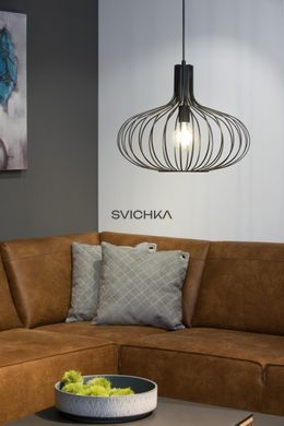 Подвесной светильник Lucide MANUELA &Oslash; 50 cm 1xE27 Black