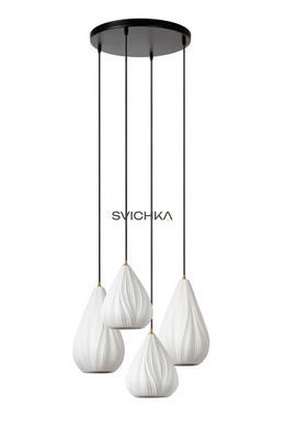 Подвесной светильник Lucide CINZIA &Oslash; 55,5 cm 4xE27 White