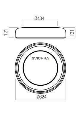 Стельовий світильник REDO DIP 624, White