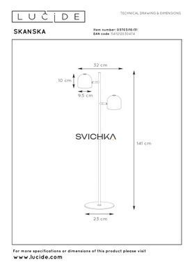 Торшер Lucide SKANSKA LED Dim. 2x5W 3000K White
