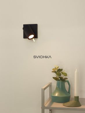 Стельовий точковий світильник Lucide GRONY LED Dim to warm GU10 1x5W 2200K/3000K Black, BLACK, Чорний, Чорний