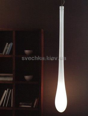 Підвісний світильник Vistosi Lacrima SP P, Білий, Білий