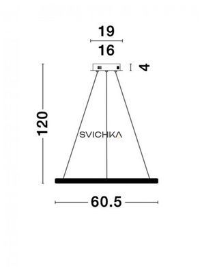 Подвесной светильник Nova luce Nager 1 Black