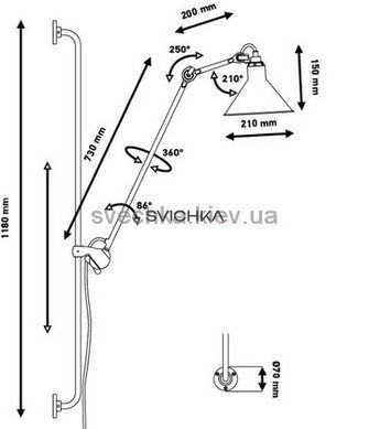 Настенный светильник Lampe Gras 214-Wh-Wh