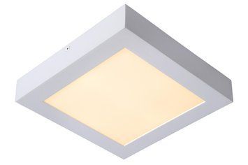 Стельовий світильник для ванної Lucide BRICE LED LED Dim. 1x22W 3000K IP44 White, WHITE