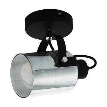 Спот Eglo BERREGAS 1 Black/Glass