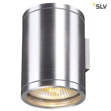 Уличный настенный светильник SLV ROX WALL OUT UP/DOWN, шлифованный алюминий