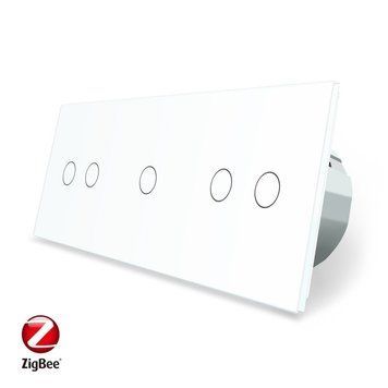 Умный сенсорный ZigBee выключатель 5 сенсоров Livolo
