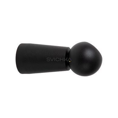Настінний світильник для ванної Lucide IPSOS LED 1x6W 2700K IP54 Black, BLACK, Чорний