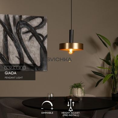 Подвесной светильник Lucide GIADA &Oslash; 30 cm 1xE27 Matt Gold / Brass