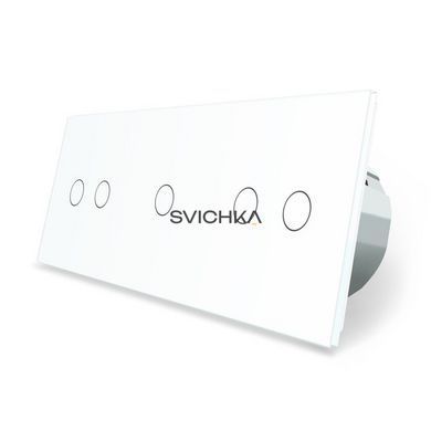 Умный сенсорный ZigBee выключатель 5 сенсоров Livolo