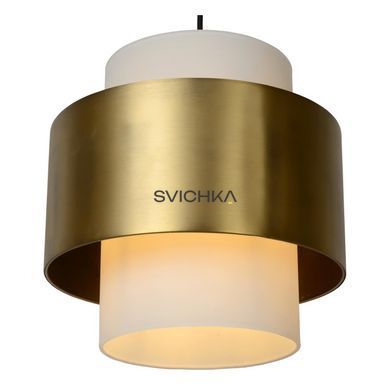 Підвісний світильник Lucide FIRMIN &Oslash; 30 cm 1xE27 Matt Gold / Brass, Matt Gold / Brass