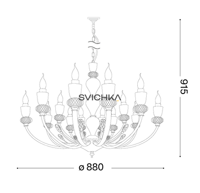 Подвес (люстра) Ideal Lux VANITY SP15