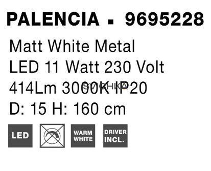 Підвісний світильник Nova luce PALENCIA 1 White