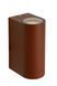 Настінний точковий світильник Lucide BOOGY Indoor/Outdoor 2xGU10 IP44 Rust Brown, Rust Brown