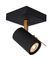 Стельовий точковий світильник Lucide GRONY LED Dim to warm GU10 1x5W 2200K/3000K Black, BLACK, Чорний, Чорний
