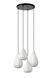 Подвесной светильник Lucide CINZIA &Oslash; 55,5 cm 4xE27 White, WHITE, Белый, Белый