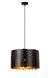 Подвесной светильник Lucide ALMELO &Oslash; 40 cm 1xE27 Black, BLACK, Matt Gold / Brass, Черный