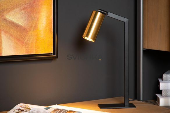 Настільна лампа Lucide SYBIL 1xGU10 Black, BLACK