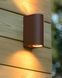 Настінний точковий світильник Lucide BOOGY Indoor/Outdoor 2xGU10 IP44 Rust Brown, Rust Brown