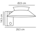 Бра на соннячній батареї Nordlux 2418071050 Justina Solar, Anthracite