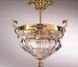Стельовий світильник Nervilamp 571/3PL French Gold+Clear, Золотий, Золото