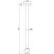 Уличный столбик Imperium Light Column 4000К, Grey, серый, Серый