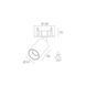 Встроенный светильник Skarlat RSL74097 12W BK 4000K, Черный