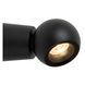 Настінний світильник для ванної Lucide IPSOS LED 1x6W 2700K IP54 Black, BLACK, Чорний